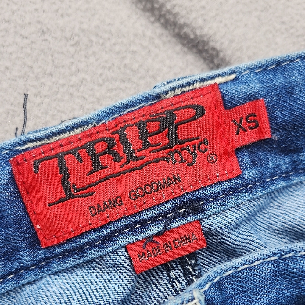 Blue chain Tripp Nyc Rave Pants size xs - Picture 2 of 5